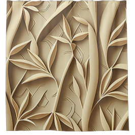 Para Box Cortina de Chá Beige Bamboo - Design Elegante