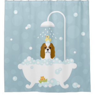 Para Box Cortina de Chá Cavalier King Charles Spaniel