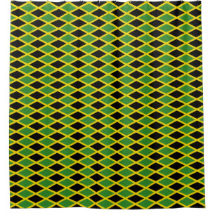 Para Box Cortina de chá com a bandeira de Jamaica