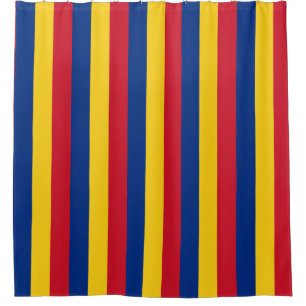 Para Box Cortina de chá com a bandeira de Romania