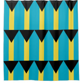 Para Box Cortina de chá com Bandeira das Baamas