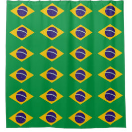 Para Box Cortina de chá com Bandeira do Brasil