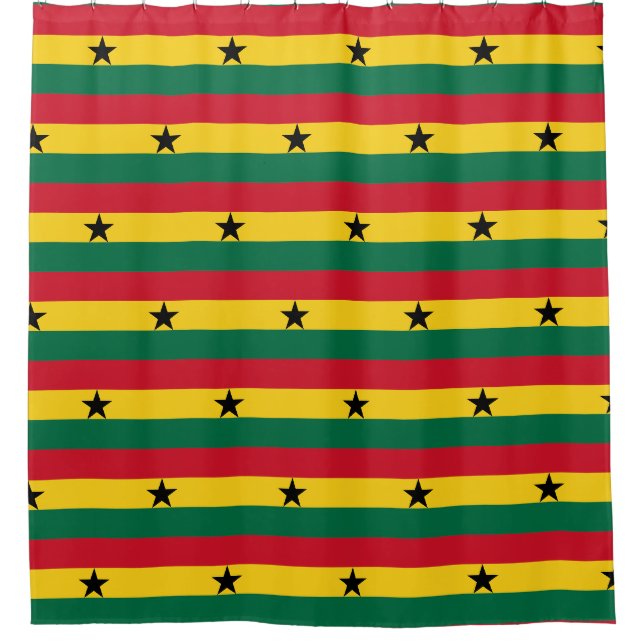 Para Box Cortina de chá com Bandeira do Gana (Frente)
