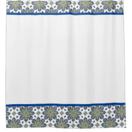 Para Box Cortina de chá com Medalhões Multicoloridos