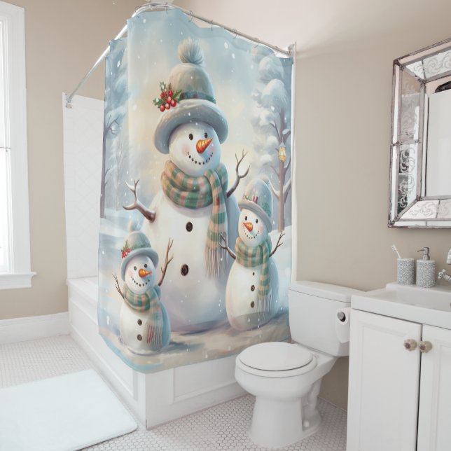 Para Box Cortina de Chá da Família Snowman (In Situ)