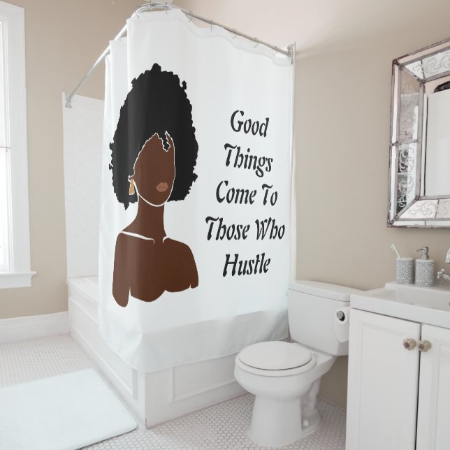 Para Box Cortina de Chá da Mulher Negra Hustle (In Situ)