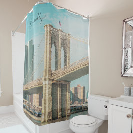 Para Box Cortina de Chá da Ponte Brooklyn em Nova Iorque