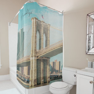 Para Box Cortina de Chá da Ponte Brooklyn em Nova Iorque