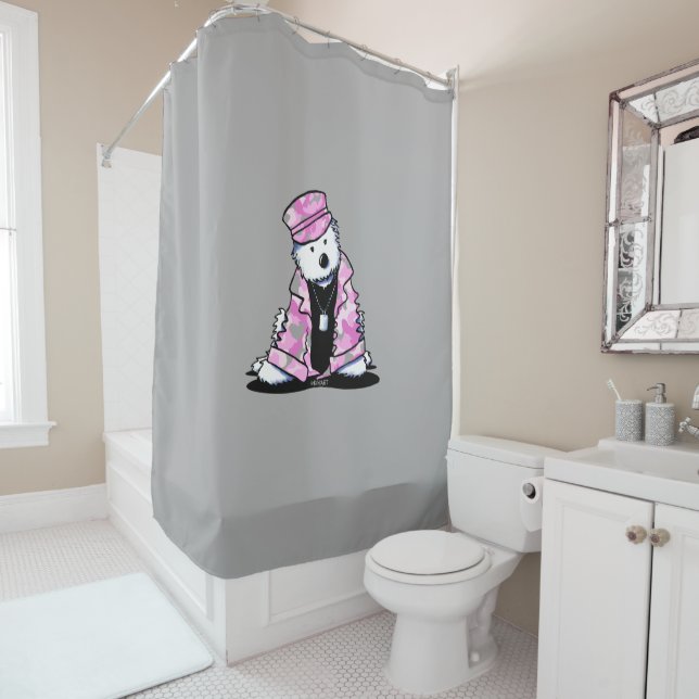 Para Box Cortina de Chá de Camo Rosa KiniArt (In Situ)