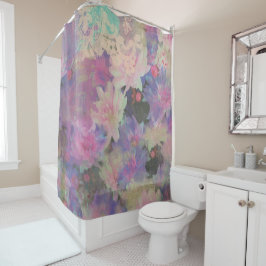 Para Box cortina de chá de flores elegante vintage