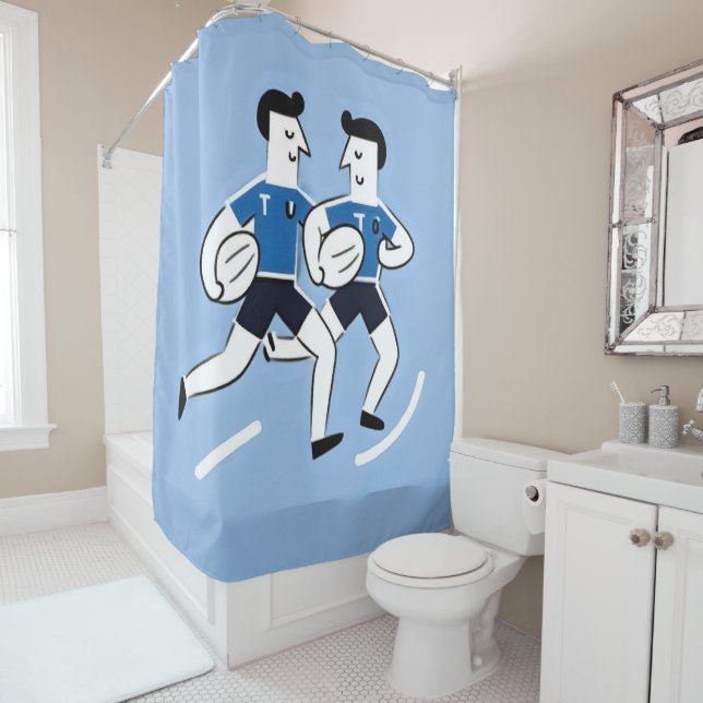 Para Box Cortina de Chá de Jogadores de Rugby (In Situ)