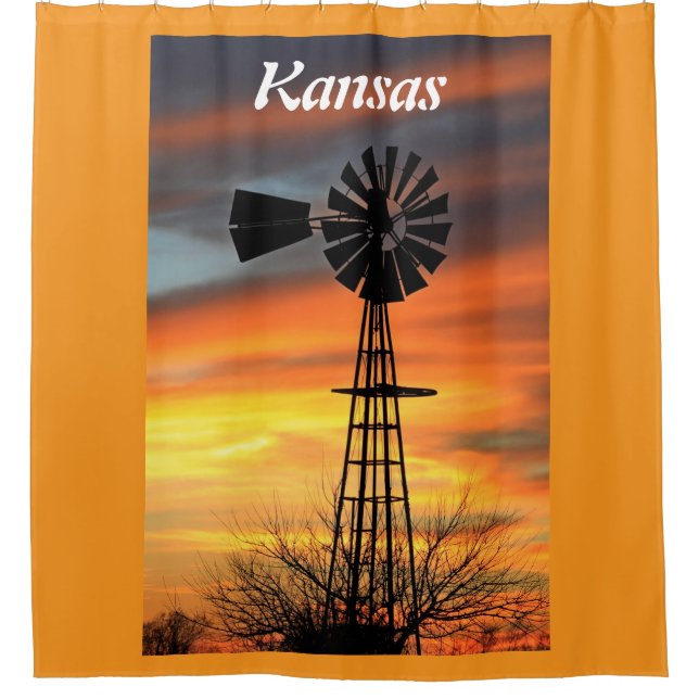 Para Box Cortina de Chá de Kansas Sunset (Frente)