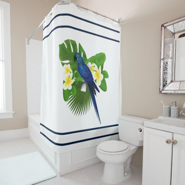 Para Box Cortina de Chá de Macaw Azul (In Situ)