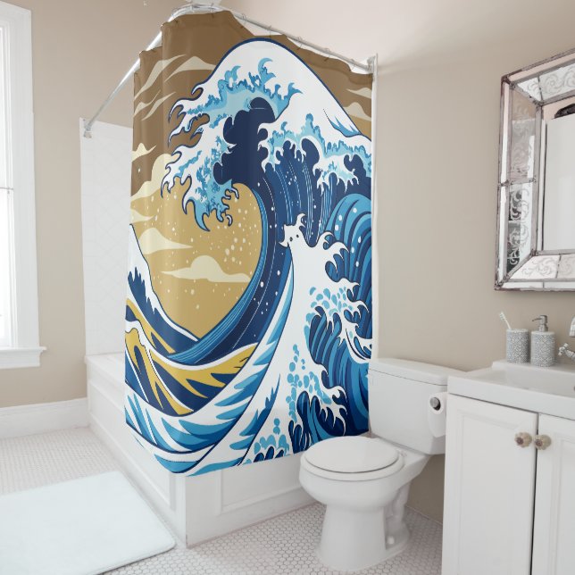 Para Box Cortina de Chá de Onda Hokusai (In Situ)