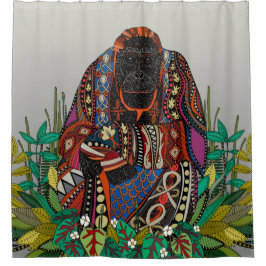 Para Box cortina de chá de orangotango