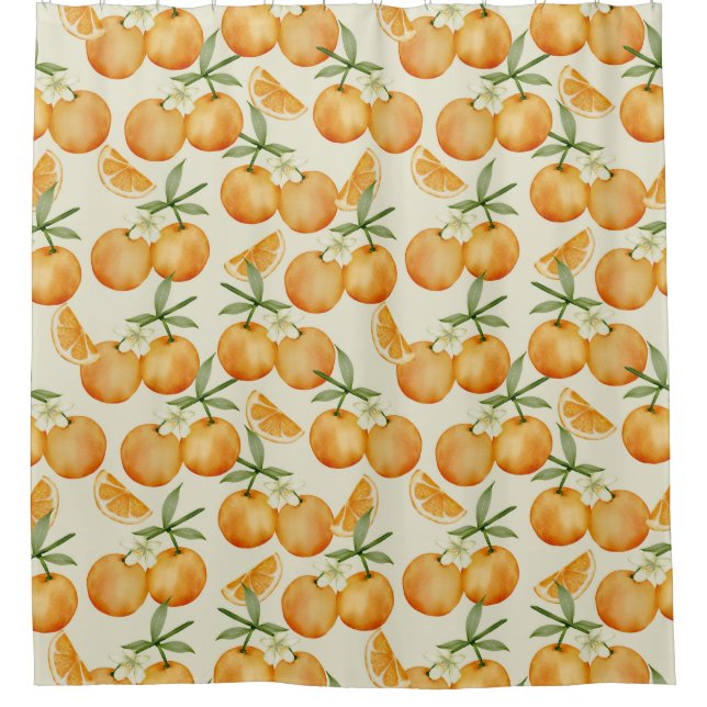 Para Box Cortina de Chá de Padrão Citrus (Frente)