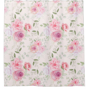 Para Box Cortina de chá de padrão floral