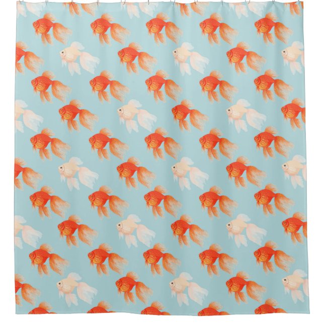 Para Box Cortina de Chá de Padrões Goldfish (Frente)