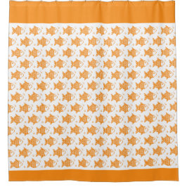 Para Box Cortina de Chá de Peixes Laranja