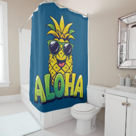 Para Box Cortina de Chá de Teto da Coleção Aloha Pineapple