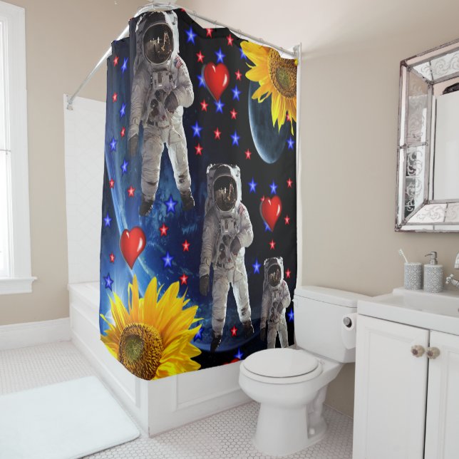 Para Box Cortina de Chá do Astronauta de Girassol (In Situ)