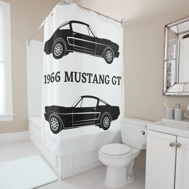 Para Box Cortina de Chá do Carro Muscular Mustang GT, 1966 (In Situ)