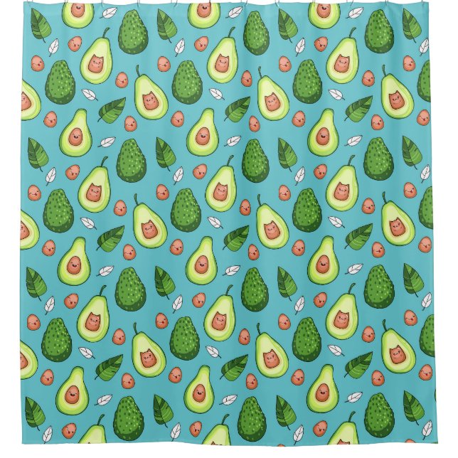Para Box Cortina de Chá do padrão Avocado (Frente)