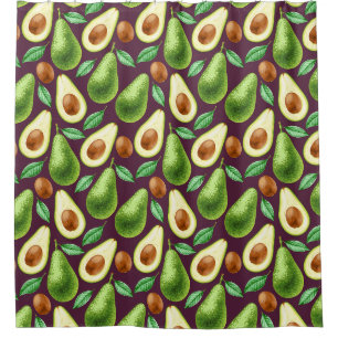 Para Box Cortina de Chá do padrão Avocado