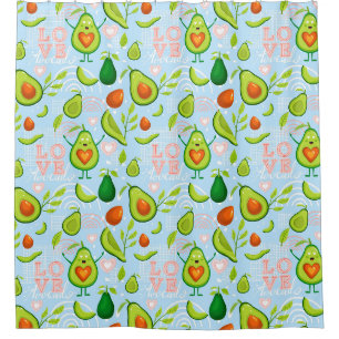 Para Box Cortina de Chá do padrão Avocado