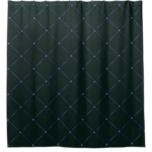 PARA BOX CORTINA DE CHÁ DO PADRÃO AZUL ELEGANTE (Frente)