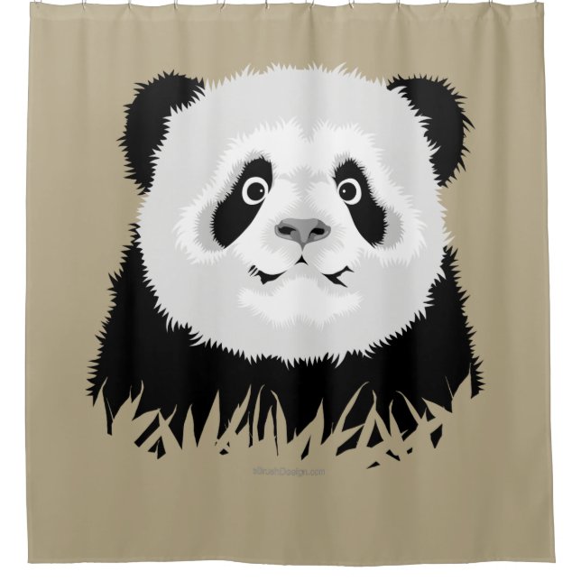 Para Box Cortina de Chá do Urso de Panda (Frente)