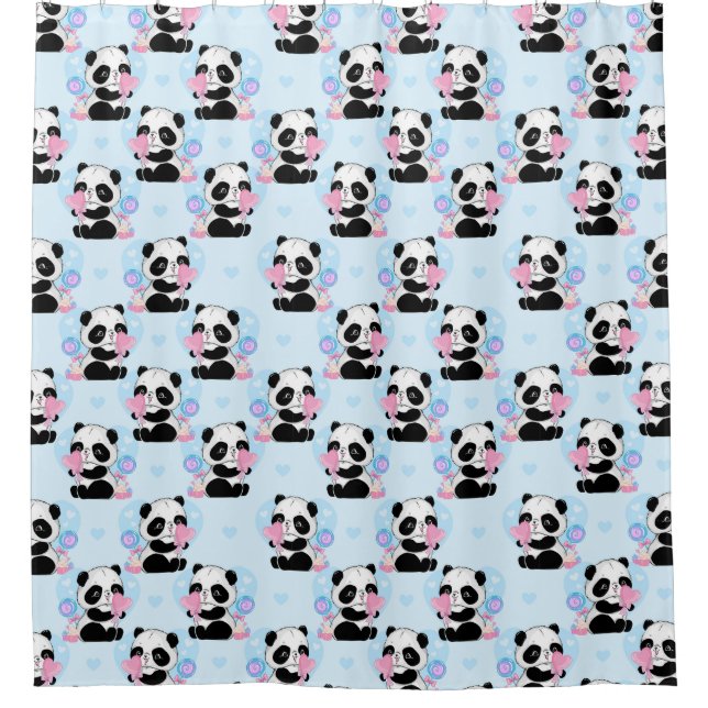 Para Box Cortina de Chá do Urso Panda (Frente)