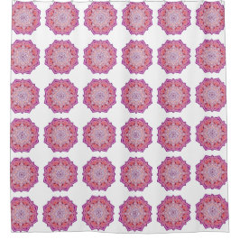 Para Box cortina de chá do vintage boho pink mandala