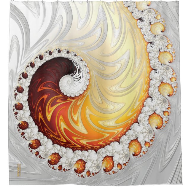 Para Box Cortina de chá - F871 "Fire Snow Sky" (Frente)