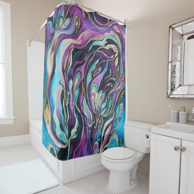 Para Box Cortina de chá floral (In Situ)