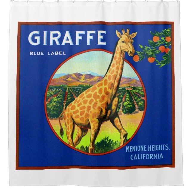 Para Box Cortina de Chá Giraffe (Frente)