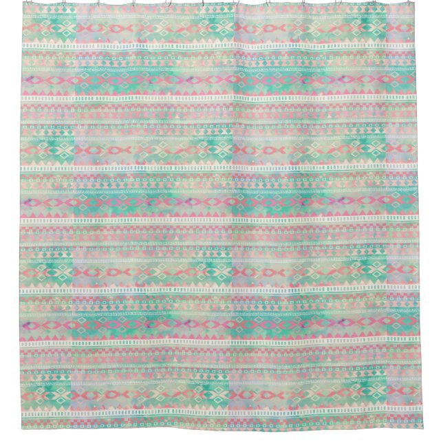 Para Box Cortina de chá/Impressão Nativo Americano (Frente)