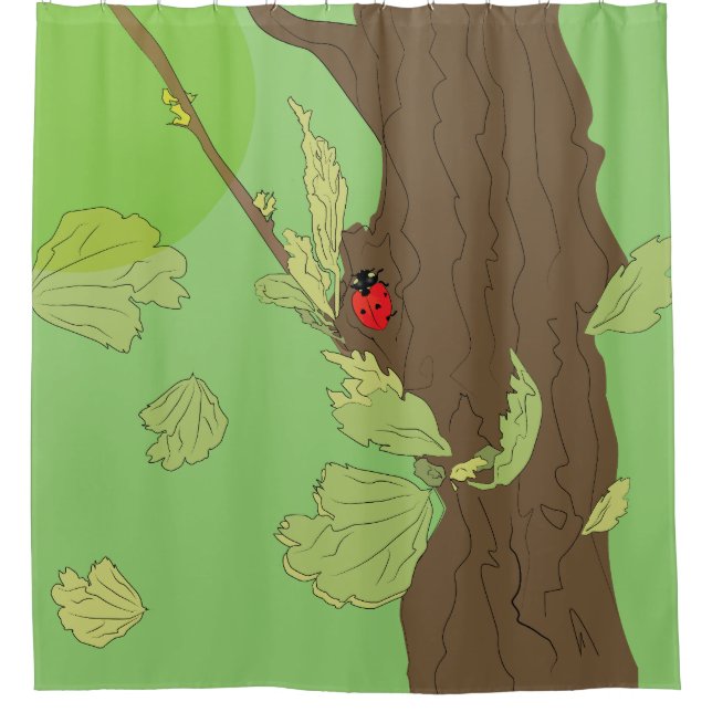 Para Box Cortina de chá Ladybug (Frente)