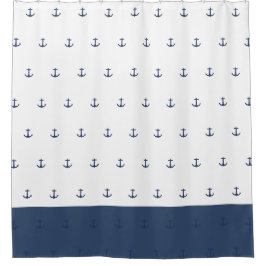 Para Box Cortina de Chá marinho Azul Clássico Náutico