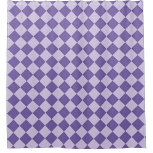 Para Box Cortina de Chá Padrão do Verificador Roxo