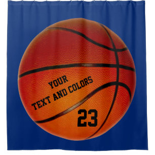 Para Box Cortina de chá personalizada do basquetebol seu