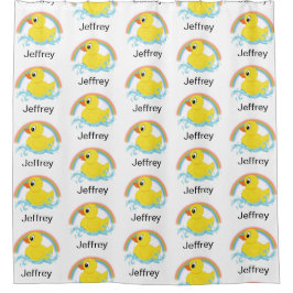 Para Box Cortina de Chá Personalizada Pato de Borracha Amar