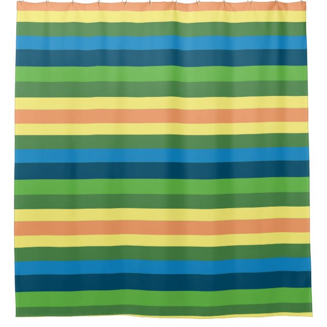 Para Box Cortina de Chá primavera Stripes (Frente)