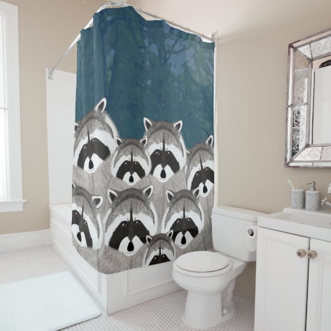Para Box Cortina de Chá Raccoons (In Situ)