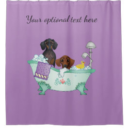 Para Box Cortina de Chá Roxo Dachshund