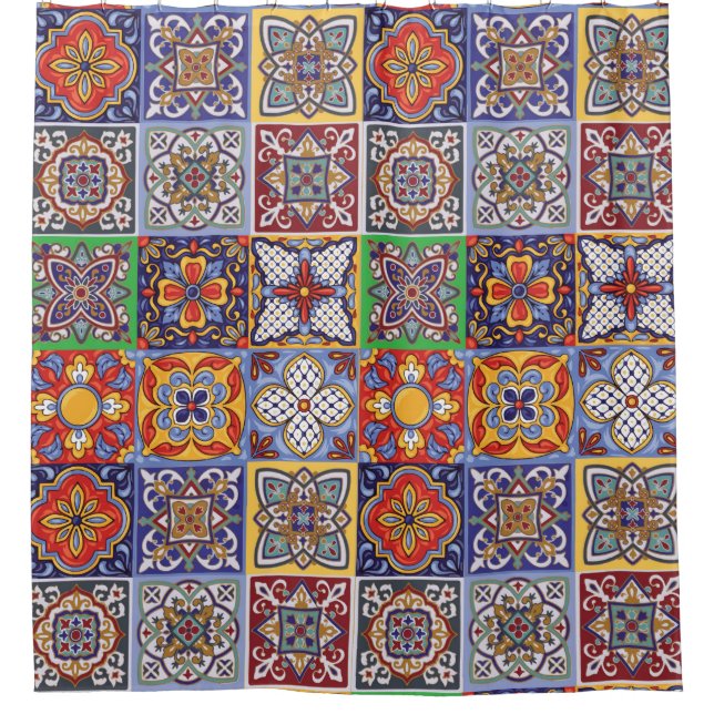 Para Box Cortina de Chá Talavera Design-1 (Frente)