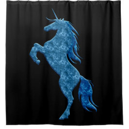 Para Box Cortina de Chá Unicorn Azul de Combinação de Incên
