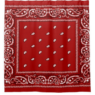 Para Box Cortina de Chá Vermelho Bandana
