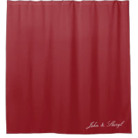 Cortina de Chá Vermelho Maroon Sólido