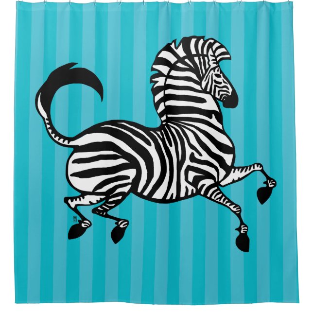Para Box Cortina de Chá Zebra 1 (Frente)